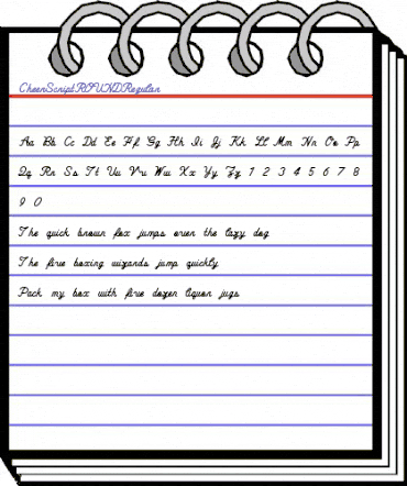 CheerScriptROUNDRegular Regular animated font preview CheerScriptROUNDRegular Regular animated font preview