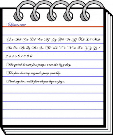 Chiaroscuro Regular animated font preview Chiaroscuro Regular animated font preview