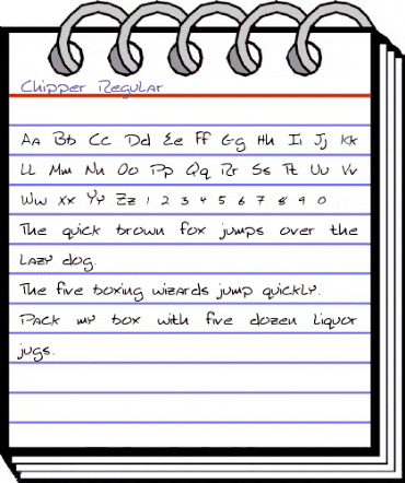 Chipper Regular animated font preview Chipper Regular animated font preview