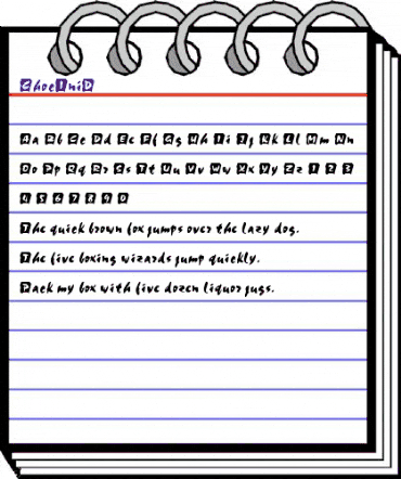 ChocIniD Regular animated font preview ChocIniD Regular animated font preview