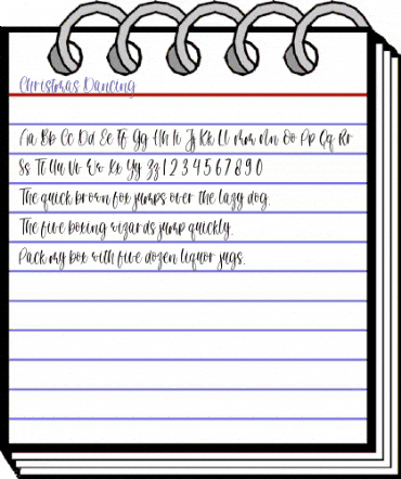 Christmas Dancing Regular animated font preview Christmas Dancing Regular animated font preview