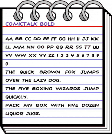 ComicTalk-Bold Bold animated font preview ComicTalk-Bold Bold animated font preview