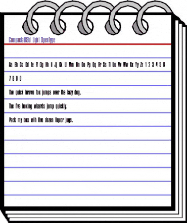 Compacta LT Std Light animated font preview Compacta LT Std Light animated font preview