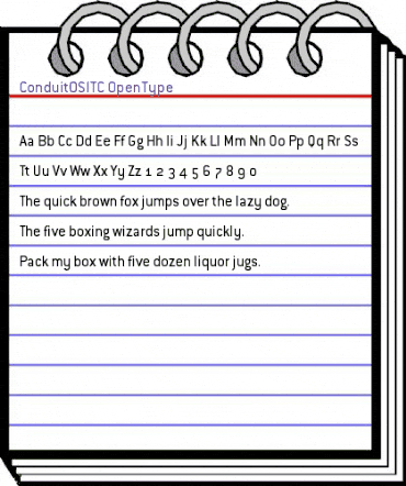 ConduitOSITC Regular animated font preview ConduitOSITC Regular animated font preview