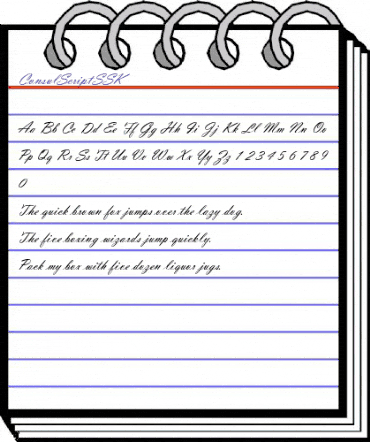 ConsulScriptSSK Regular animated font preview ConsulScriptSSK Regular animated font preview