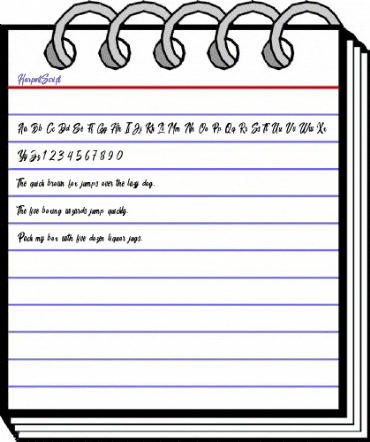 Harpert Script Regular animated font preview Harpert Script Regular animated font preview