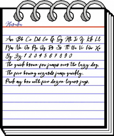 Haruka Regular animated font preview Haruka Regular animated font preview