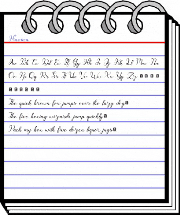 Havina Regular animated font preview Havina Regular animated font preview