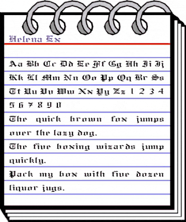 Helena Ex Regular animated font preview Helena Ex Regular animated font preview