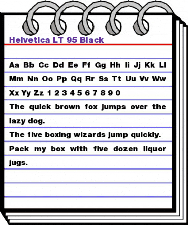 HelveticaNeue LT 95 Black Regular animated font preview HelveticaNeue LT 95 Black Regular animated font preview