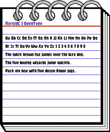 HeroldC Regular animated font preview HeroldC Regular animated font preview