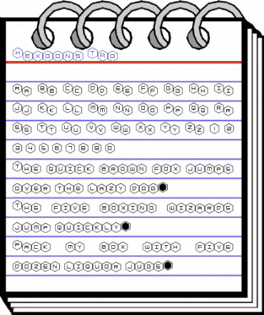 HEX:gon Staggered Regular animated font preview HEX:gon Staggered Regular animated font preview