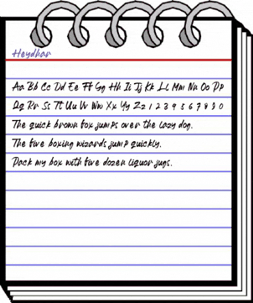 Heydhar Regular animated font preview Heydhar Regular animated font preview