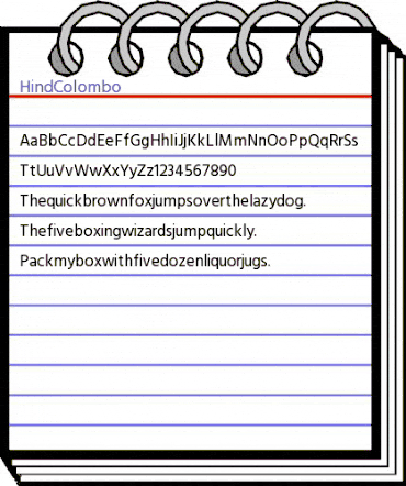 Hind Colombo Regular animated font preview Hind Colombo Regular animated font preview