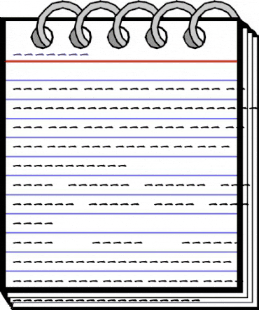 Kanji B Regular animated font preview Kanji B Regular animated font preview