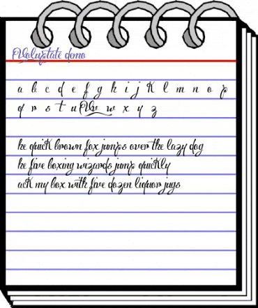 Voluptate_demo Regular animated font preview Voluptate_demo Regular animated font preview