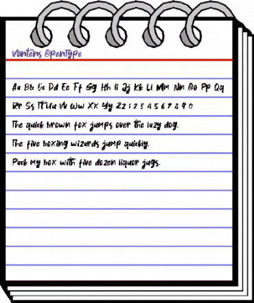 Vontens Regular animated font preview Vontens Regular animated font preview