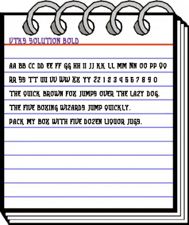 vtks solution bold Regular animated font preview vtks solution bold Regular animated font preview