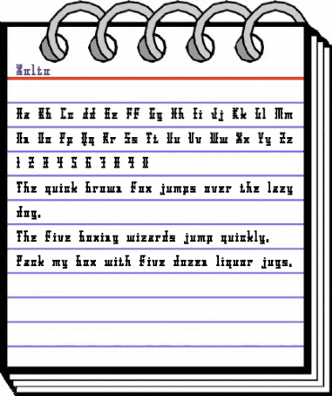 Xolto Regular animated font preview Xolto Regular animated font preview