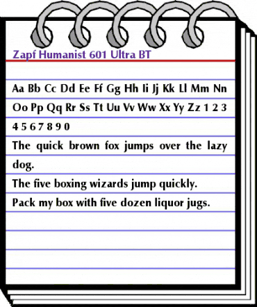 ZapfHumnst Ult BT Ultra animated font preview ZapfHumnst Ult BT Ultra animated font preview
