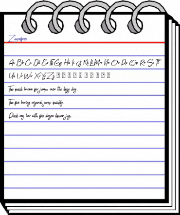 Zayne (free) Regular animated font preview Zayne (free) Regular animated font preview