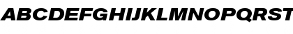 Akzidenz-Grotesk BQ Bold Extended Italic Font