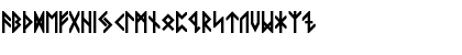 VIKING, ELDER Runes Bold Regular Font