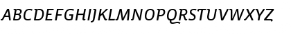 VistaSansAltRegIta Regular Font