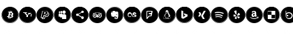 Icons Social Media 6 Regular Font