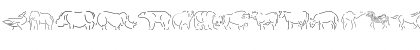 Animal Sketches Regular Font