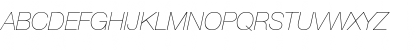 HelveticaNeue LT 25 UltLight Italic Font