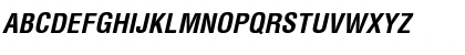 Helvetica-Condensed BoldItalic Font