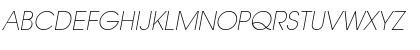 AvantGarde LT ExtraLight Italic Font