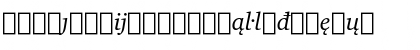 Charter Ext BT Italic Extension Font