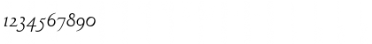 CentaurMTOldstyleFigures RomanItalic Font