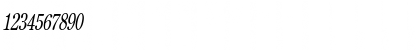 CenturyOldStyle-Light Condensed Italic Font