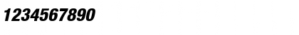 Helvetica87-CondensedHeavy HeavyItalic Font