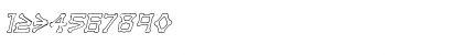 xBONES Outline Italic Outline Italic Font