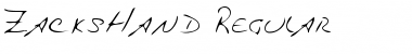 ZacksHand Regular Font