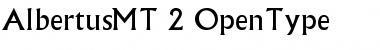 Albertus MT Regular Font