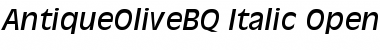 Antique Olive BQ Regular Font
