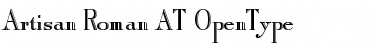 Artisan Roman AT Regular Font