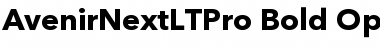 Avenir Next LT Pro Bold Font