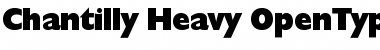 Chantilly-Heavy Regular Font