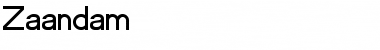 Zaandam Regular Font
