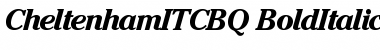 Cheltenham ITC BQ Regular Font