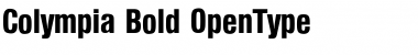 Colympia Bold Font