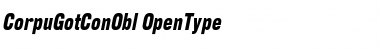 CorpuGotConObl Regular Font