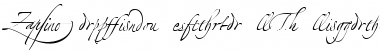 Zapfino Extra LT Ligatures Font
