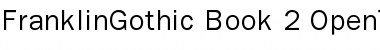 ITC Franklin Gothic Book Font